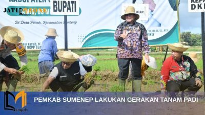 Pemkab Sumenep Gelar Gerakan Tanam Padi untuk Perkuat Ketahanan Pangan