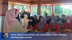 Hadirkan Dokter Muda Yovita Alviana, BEM FK UNISMA Edukasi Warga Donowari tentang Pencegahan Stunting