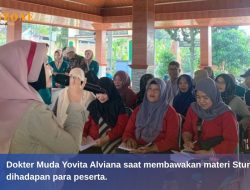Hadirkan Dokter Muda Yovita Alviana, BEM FK UNISMA Edukasi Warga Donowari tentang Pencegahan Stunting