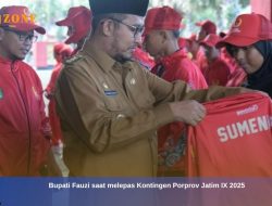 Pesan Penting Bupati Sumenep Sebelum Lepas Kontingen Porprov Jatim IX 2025