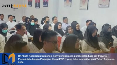 BKPSDM Sumenep Gelar Pembekalan bagi 167 Peserta PPPK yang Lulus Seleksi