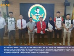 UNIBA Madura Luncurkan Jersey Basket Berlogo ISSITA, Rektor Lamar Langsung Ketua DPC ISSITA Jadi Dosen