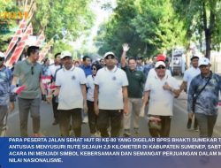 Semarak HUT RI ke-80 di Sumenep, BPRS Bhakti Sumekar Gelar Jalan Sehat dan Penguatan Nilai Kebersamaan