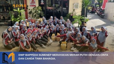 DWP Bappeda Sumenep Gelar Senam dan Lomba Tradisional Semarakkan HUT RI ke-80