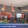 Bapenda Sumenep Genjot Transparansi,Sosialisasikan Pembayaran Pajak Non-Tunai di Desa Pagar Batu