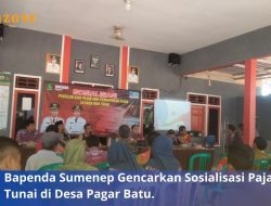 Bapenda Sumenep Genjot Transparansi,Sosialisasikan Pembayaran Pajak Non-Tunai di Desa Pagar Batu