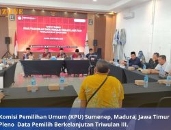 KPU Sumenep Gelar Pleno Penting untuk Perkuat Data Pemilih Triwulan III