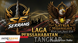 PBT SE SERRANG Tantang Satria Madangkara dalam Laga Persahabatan Bola Tangkap di Ellak Laok