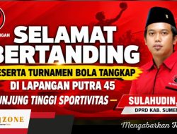 Sulahudin Beri Semangat Peserta Turnamen Bola Tangkap di PBT Putra 45, Junjung Tinggi Sportivitas